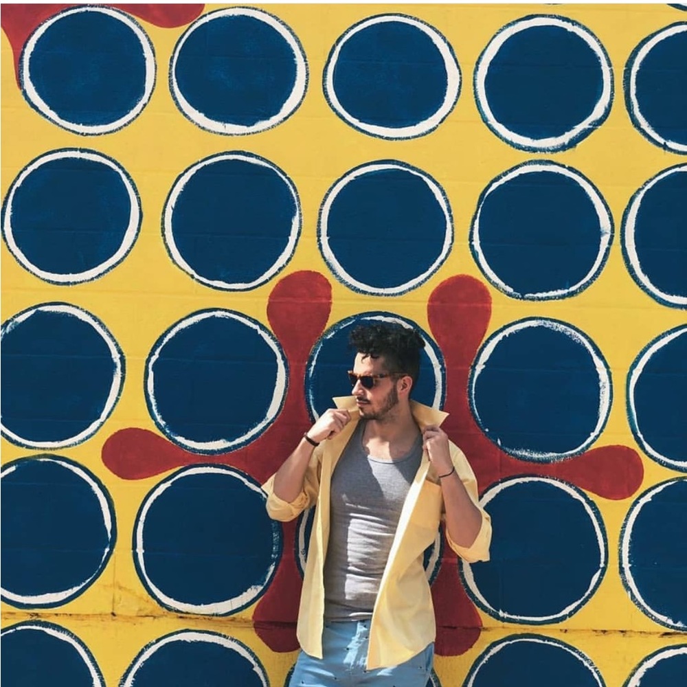 Vintage Geoffrey Beene Yellow Button Down Shirt